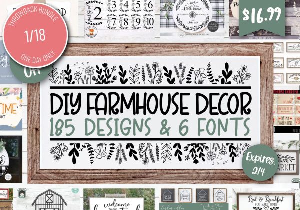 One Day Only Throwback: DIY Farmhouse Decor For Sale
