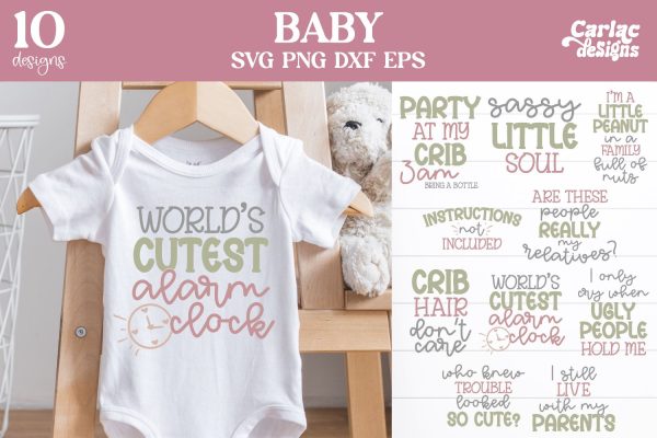 Baby SVG and Sublimation Bundle on Sale