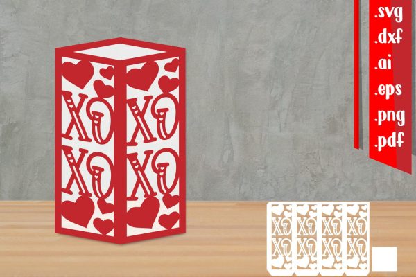 XOXOXO Lantern | Heart Lantern Papercut on Sale