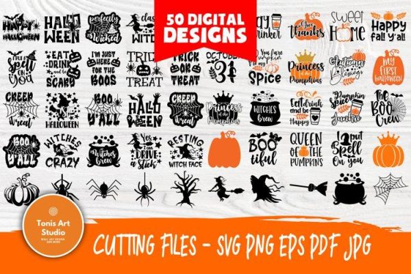 Halloween SVG Bundle, Pumpkin Svg, Fall Signs Svg For Discount