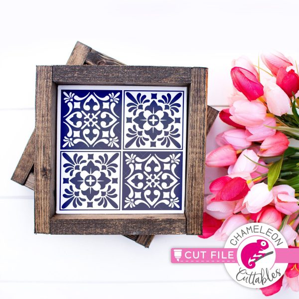 Mediterranean tiles svg png dxf Online now