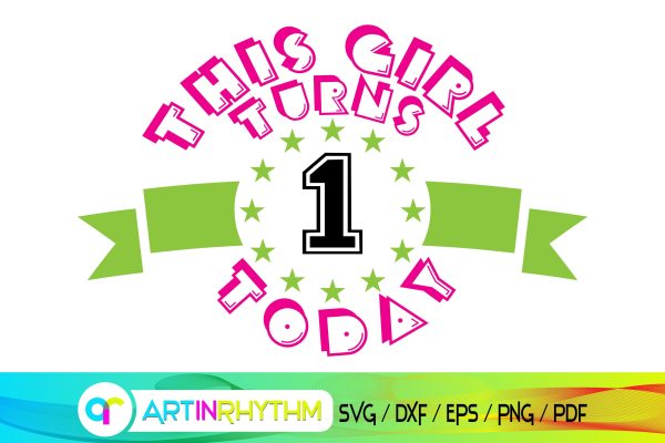 birthday svg, this girl turns Online now
