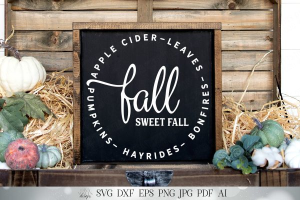 Fall Sweet Fall | Autumn Cutting File | Thanksgiving Cheap