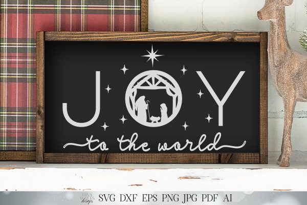 Joy To The World SVG | Nativity SVG | Christian SVG | Christmas svg | Printable dxf and more! Online