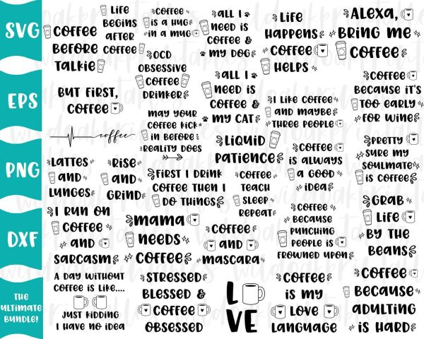 coffee svg bundle, coffee svg, coffee mug svgs, coffee svg files, coffee container svgs, funny coffee svgs, coffee signs svgs, coffee svgs Online Hot Sale
