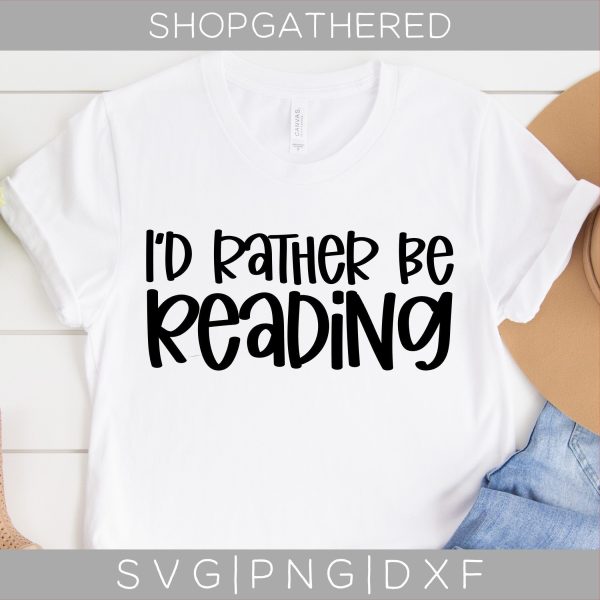 I d Rather Be Reading SVG Online now