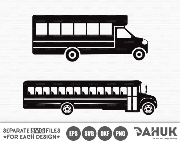 School Bus svg, Bus driver svg, back to school, Cut file, for silhouette, svg, eps, dxf, png, clipart, cricut design space, vinyl cut files Cheap