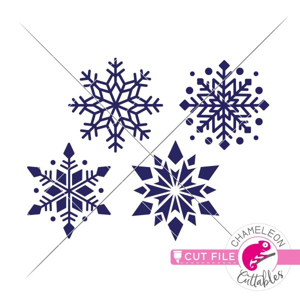 Christmas snowflake bundle svg png dxf For Discount