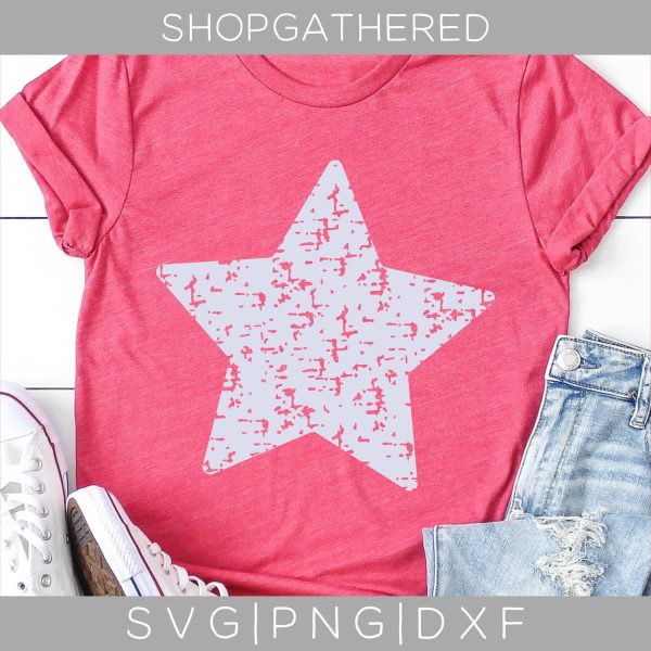 Distressed Star SVG Supply