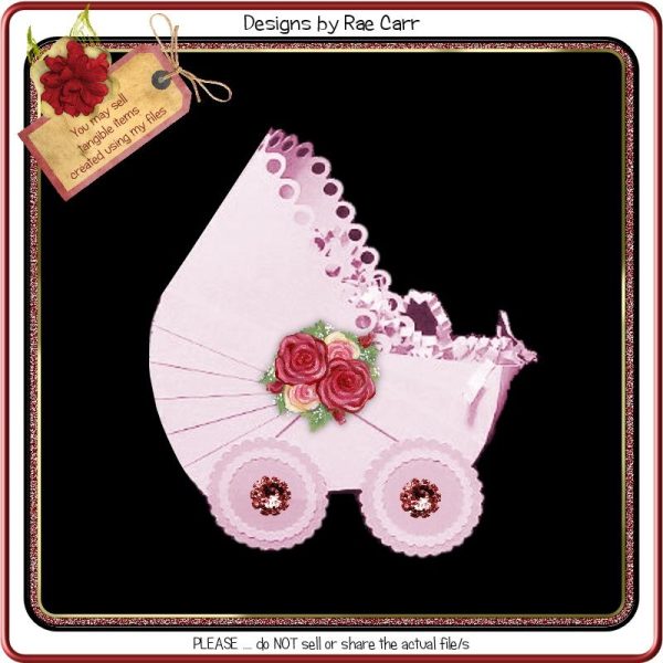 724 Baby Carriage Favor Box Online