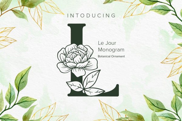 Le Jour Monogram Font Supply