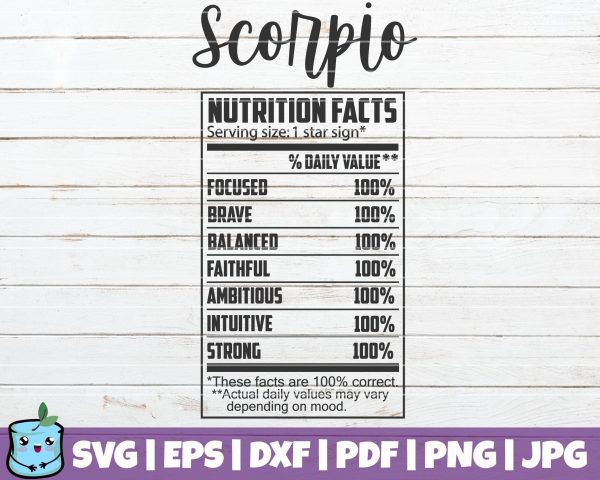 Scorpio Nutrition Facts Fashion