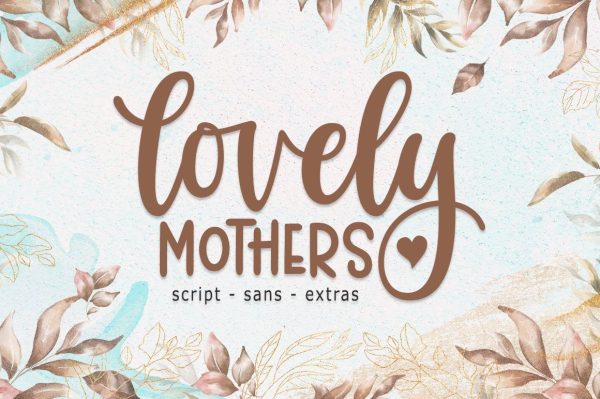 Lovely Mothers Font Duo Online
