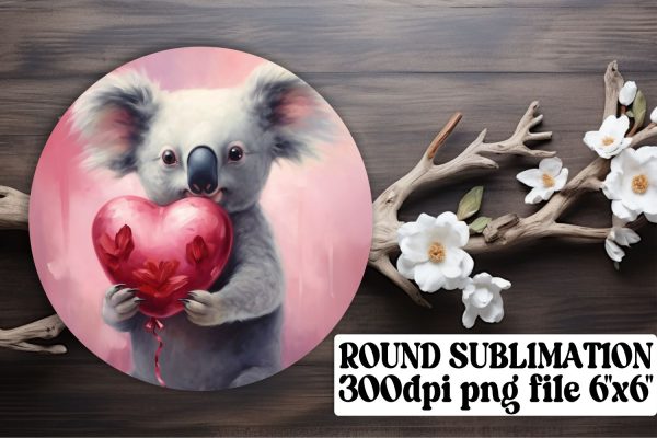 Love in Circles: Valentine s Animal Balloon Sublimation Discount