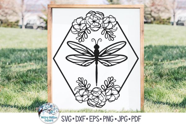 Floral Dragonfly Svg Cheap