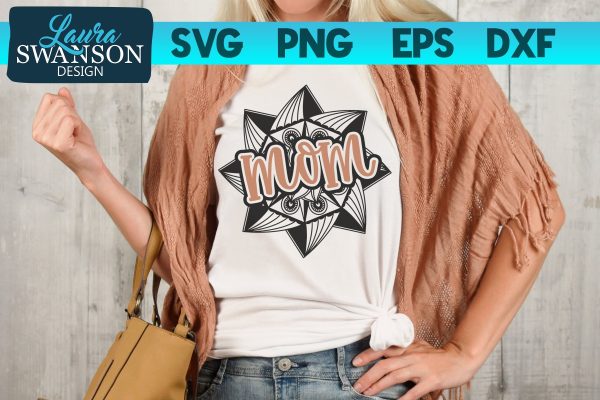 Mom Mandala SVG Cut File Online now
