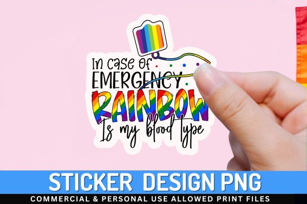 In case of  Sticker Design on Sale