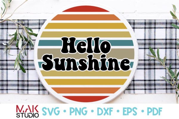 Hello sunshine svg Hello sunshine svg file Summer svg Sunshine svg Cheap
