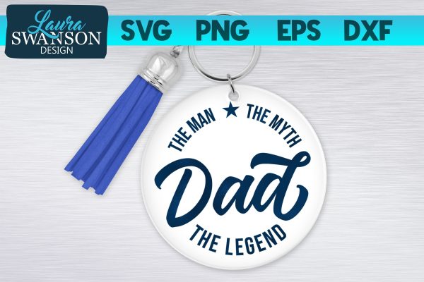 Dad The Man The Myth The Legend SVG Cut File Online Sale