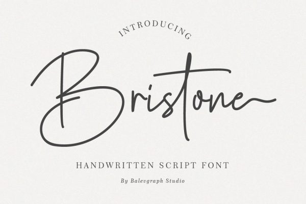 Bristone Handwritten Script Supply