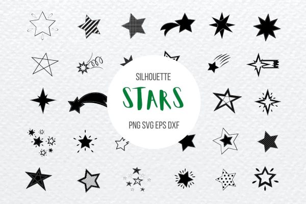 Stars Silhouette Bundle For Discount