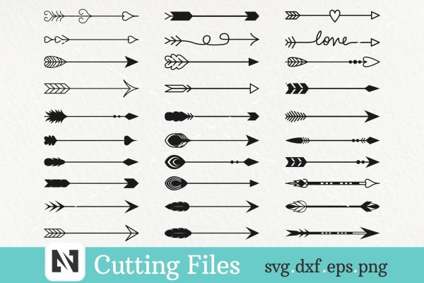 Arrow Svg, Arrow Clip Art, Tribal Arrow Svg, Ornament Svg Online