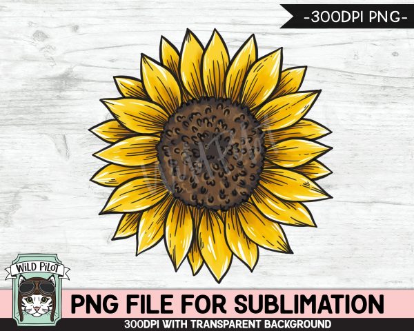 Sunflower SUBLIMATION Designs PNG, Sunflower Sublimation, Sunflower PNG Sublimation File, Flower Sublimation Designs, Sunflower Printable For Sale
