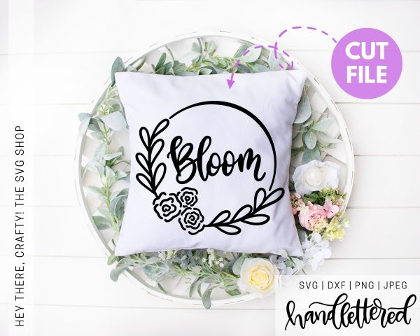 Bloom | SVG, PNG, DXF, JPEG on Sale