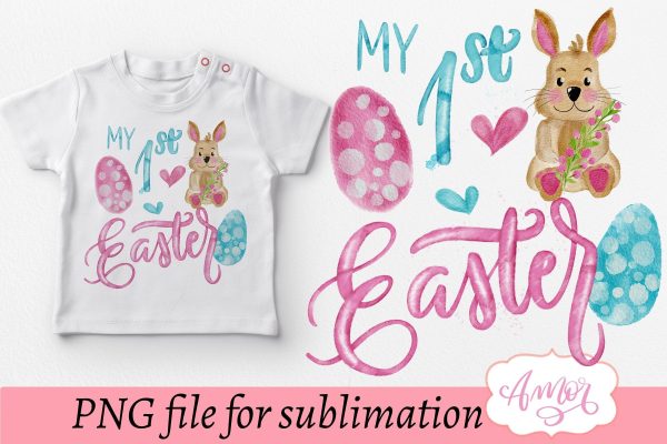 My first easter sublimation design For Discount