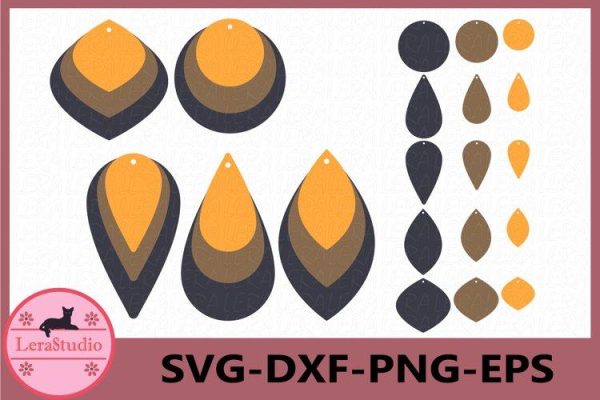Leather Earrings Svg Cheap