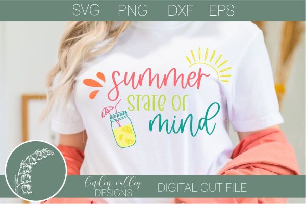 Summer State of Mind Svg-Summer Svg-Lemonade Svg Supply
