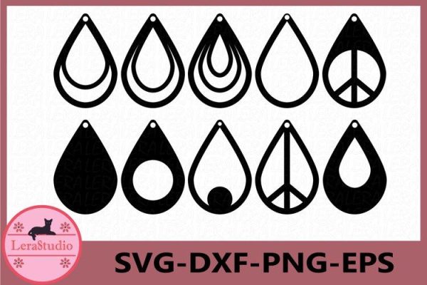 Earrings SVG For Sale