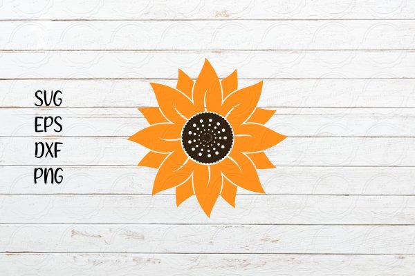Sunflower SVG Design, Floral Design Discount