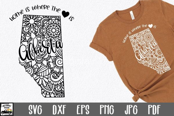 Alberta SVG File - Canada Mandala Design Online now