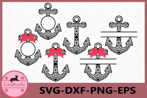 Anchors Mandala svg on Sale