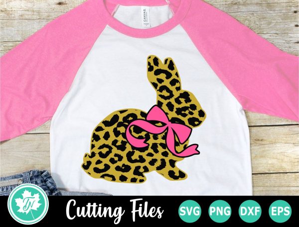 Easter SVG | Easter Bunny SVG | Leopard Print SVG For Sale