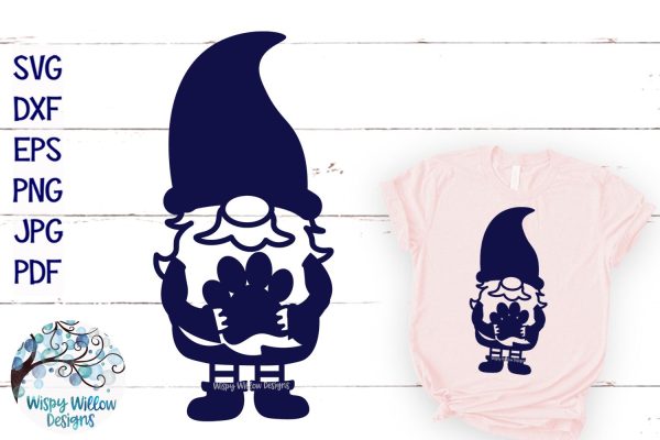 Paw Print Gnome SVG Supply