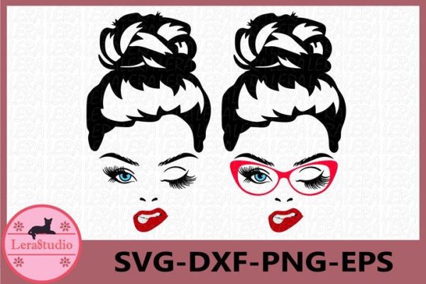 Messy Bun svg For Cheap