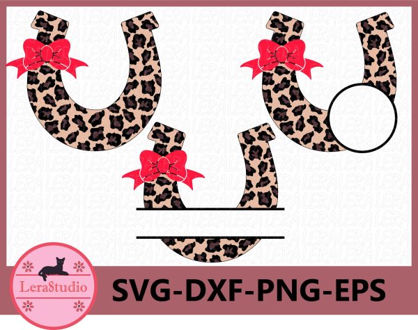 Horseshoe Leopard SVG Sale