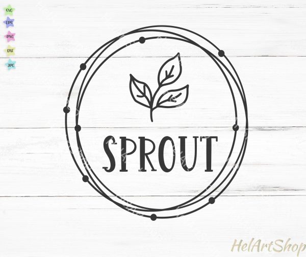 Sprout SVG, Baby SVG Online Sale