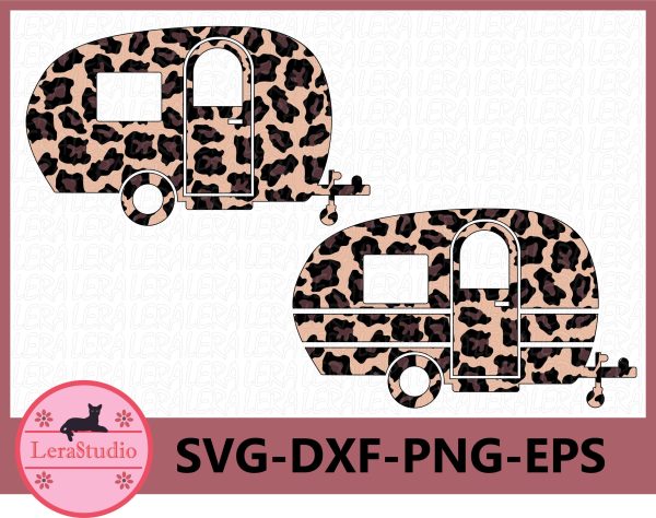 Camper Leopard svg Hot on Sale