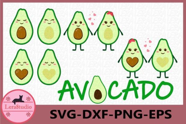 Avocado SVG Online Sale
