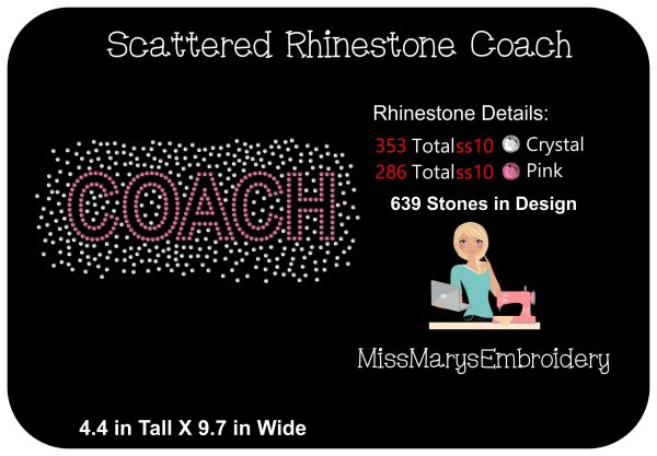 Scatter Rhinestone Coach Online now