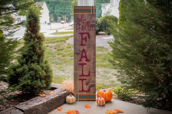 Fall Front Porch Sign - Oh, hello Fall Sale