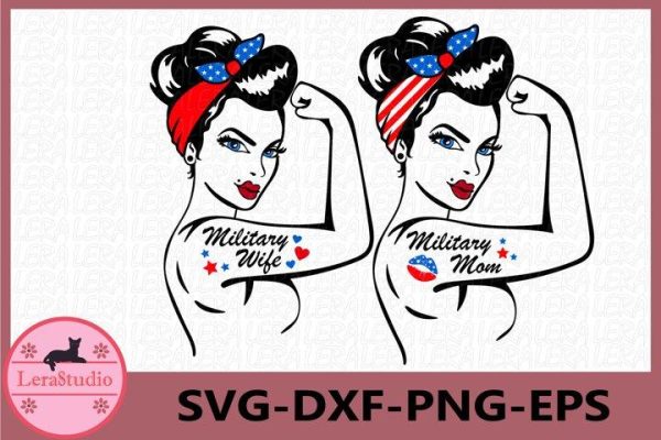 Military Mom Svg Supply