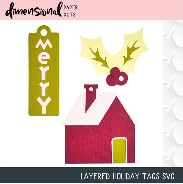 Layered Holiday Tags SVG Online now