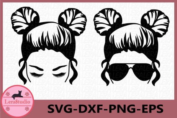 Messy Bun svg For Cheap