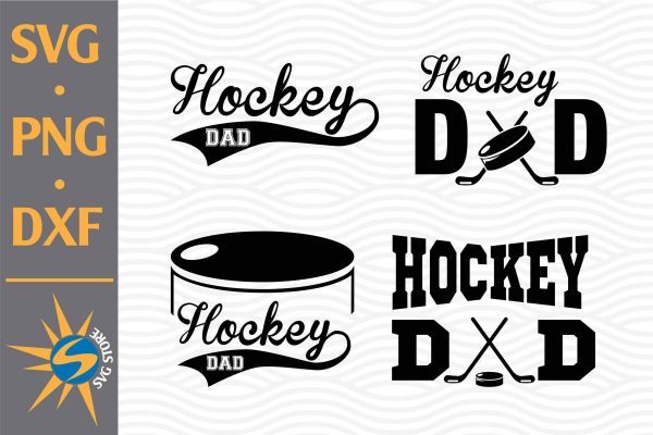Hockey Dad SVG, PNG, DXF Digital Files Include on Sale
