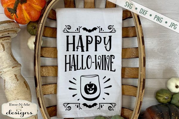 Happy Hallo-Wine SVG - Halloween SVG - Wine SVG Online Sale
