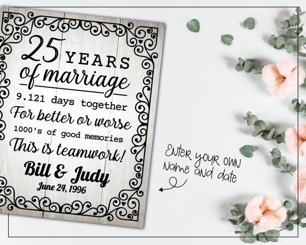 25 years wedding anniversary Fashion